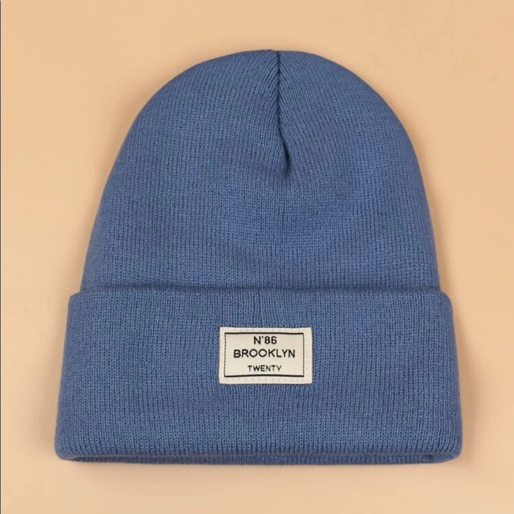 Chic Blue Brooklyn Twenty Beanie OS New